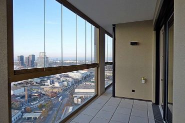 Helio-Tower Wohnung Balkon Aussicht